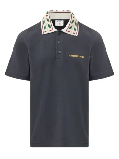 Laurel Polo with Embroidered Collar