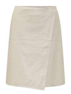 Leather Wrap Skirt