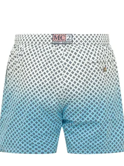 Lighting Swim Shorts con Motivo Geometrico