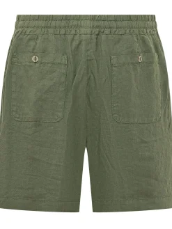 Lightweight Drawstring Bermuda Shorts