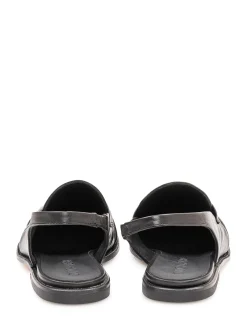 Loafer with Gathered Toe and Strap