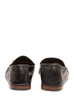 Loafer with Strap and Button Detail
