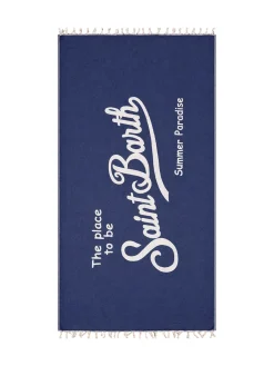 Logo Beach Towel with Fringes