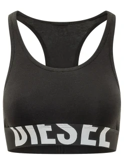 Logo Bralette with Racerback Straps