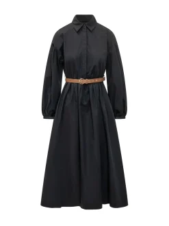 Long Shirt Dress with Belt