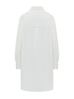 Long Shirt Dress with Pocket
