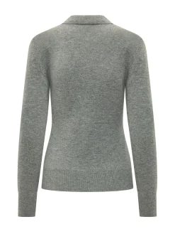 Long Sleeve Knit Polo