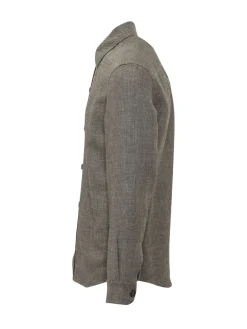 Long Sleeve Overshirt with Buttons
