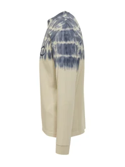 Long Sleeve Top with Anchor Ribbon Print