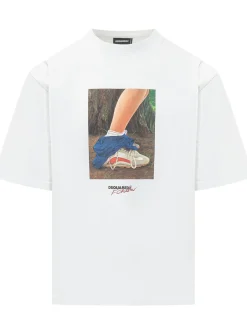 Loose Fit Photo Print T-Shirt