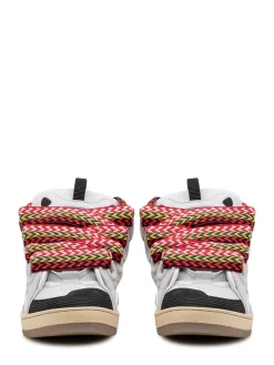 Low Top Sneakers Curb with Multicolor Laces