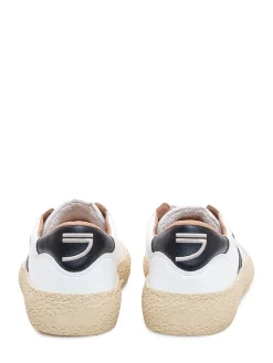 Low Top Sneakers with Laces and Side Panels