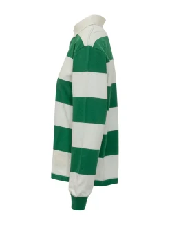 Manchester Striped Polo with Collar