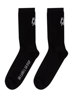 Mid-length logo socks