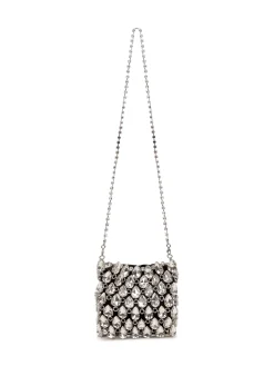 Mini Bag with Chain and Crystals
