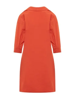 Mini Dress with Open Collar