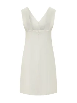 Mini Dress with V Neckline