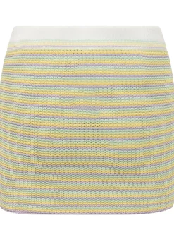 Mini Skirt with Striped Pattern