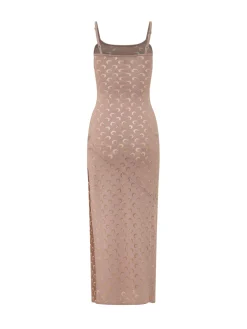 Moon Long Dress with Thin Straps