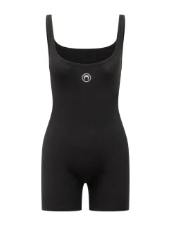 Moon Short Catsuit with Straps