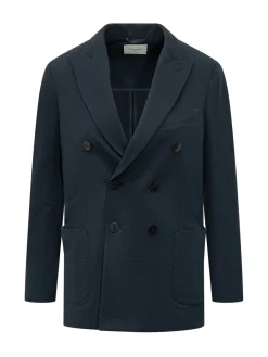 Oxford Double-breasted Blazer