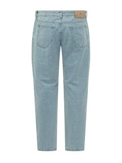 Pantalone Rebel Denim con Tasche e Passanti in Vita