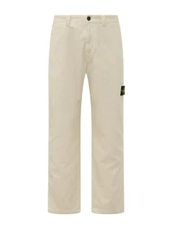 Pantaloni a Coste con Patch