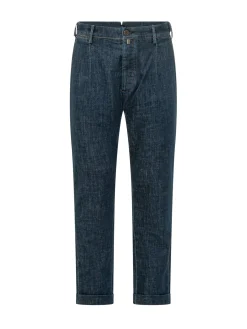 Pantaloni Herny Cropped con Risvolto