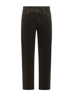 Pantaloni in Denim con Cinque Tasche