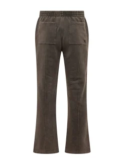 Pants with Elasticated Waist and Straight Leg