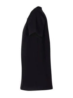 Pique Polo Shirt with Collar and Logo Embroidery