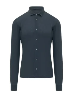 Polo Camicia con Colletto e Bottoni