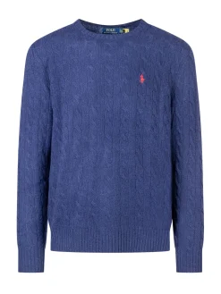 Polo Ralph Lauren Royal Blue Cable Knit Sweater
