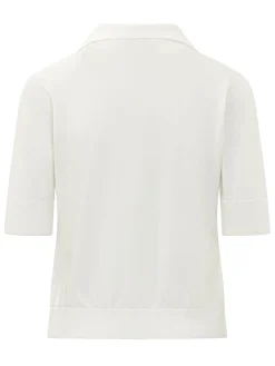 Polo Top with Collar and Buttons