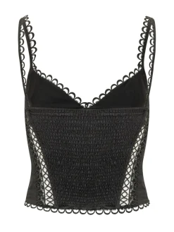 Poppy Top with Broderie Details