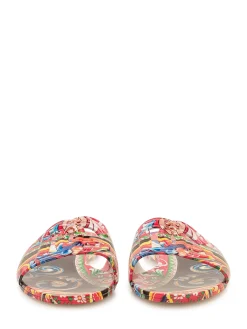 Printed Slide Sandals
