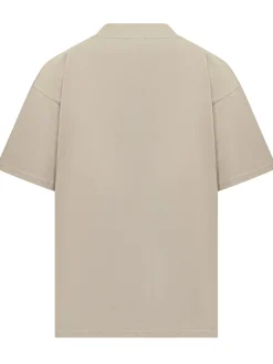 Represent Beige T-Shirt with Dobermann Print