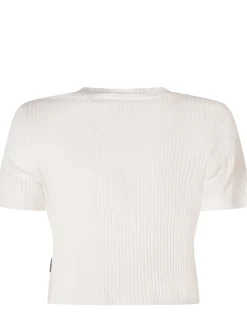 Ribbed Baby T-shirt with Logo