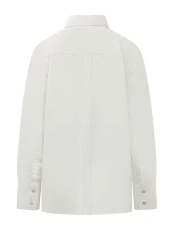 Shirt with Collar and Buttons with Embellishments