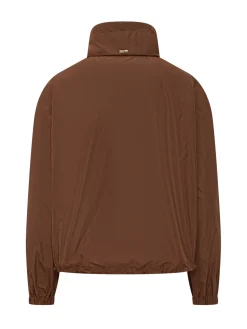 Short Jacket with Zip and High Neck