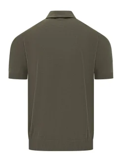 Short Sleeve Knit Polo