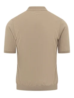 Short Sleeve Knit Polo