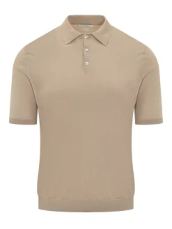Short Sleeve Knit Polo