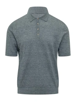 Short Sleeve Knit Polo