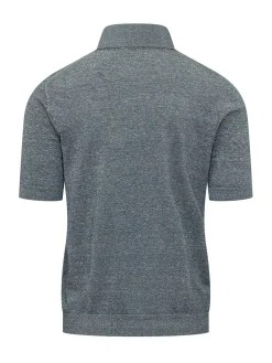 Short Sleeve Knit Polo