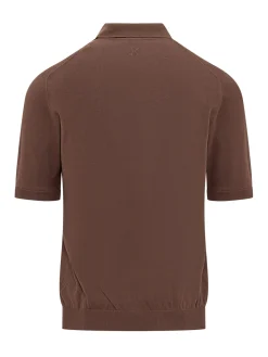 Short Sleeve Knit Polo