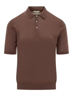 Short Sleeve Knit Polo