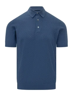 Short Sleeve Knit Polo