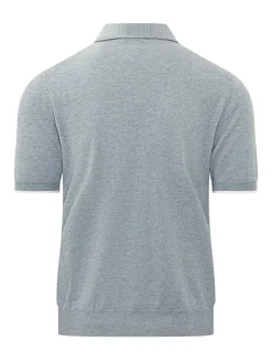 Short Sleeve Knit Polo