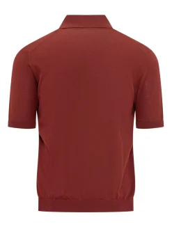 Short Sleeve Knit Polo
